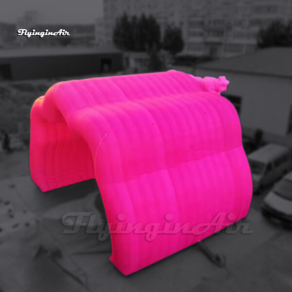 pink marquee inflatable stage cover tent advertising tunnel