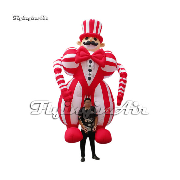 red parade puppet inflatable clown marionette