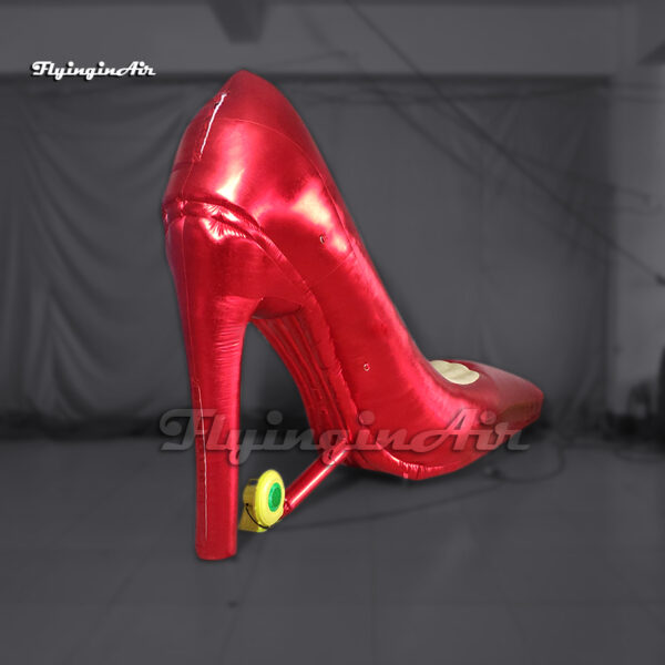 inflatable stiletto red air blow up women high-heeled shoe