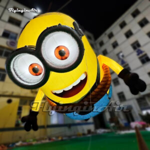 yellow giant inflatable minion cartoon character