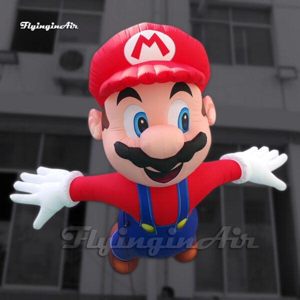 hanging giant inflatable mario game character