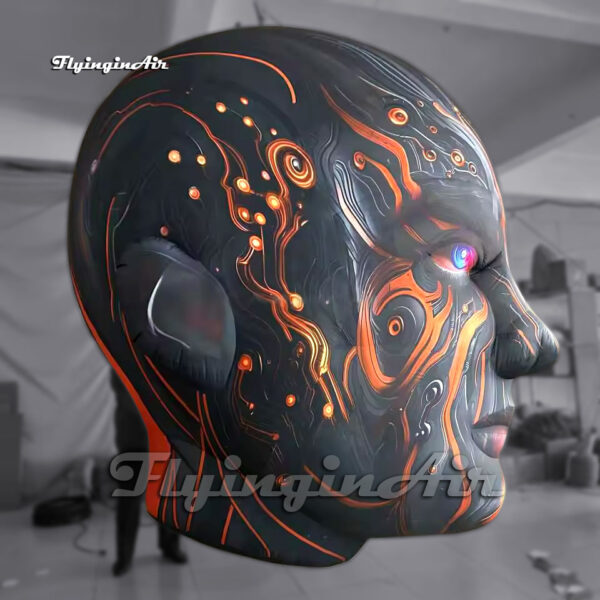 giant inflatable ai robot head