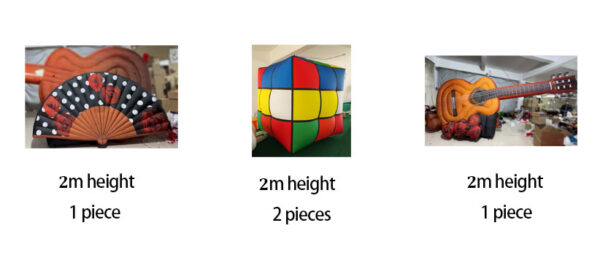 4 pieces of inflatable products to Mexico