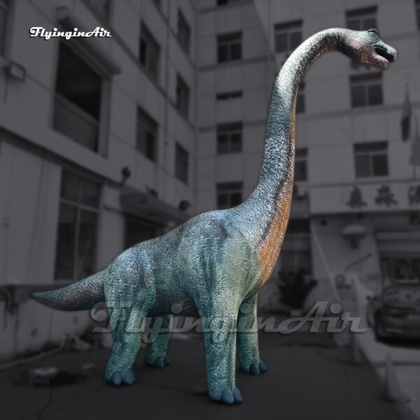 large inflatable brachiosaurus dinosaur with long neck