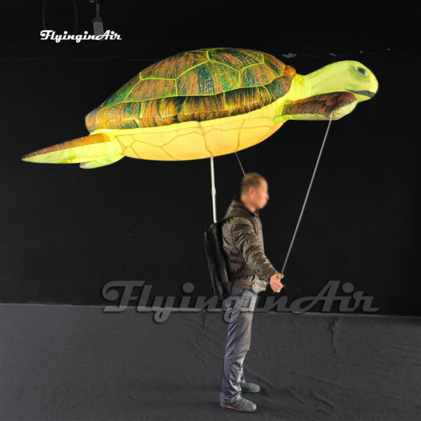 parade marine animal balloon walking inflatable sea turtle puppet