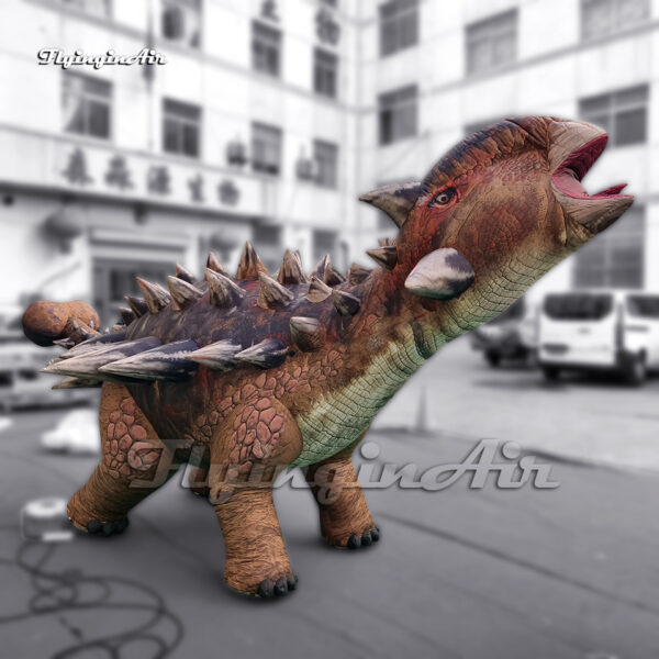 giant dinosaur model inflatable Ankylosaurus