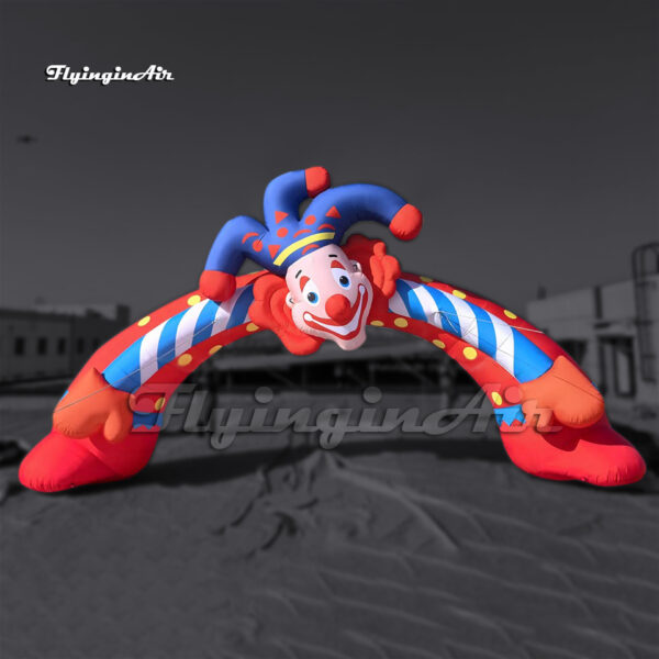 inflatable clown arch circus entrance gate