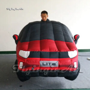 red wearable advertising inflatable car costume