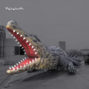 giant inflatable alligator animal model air blow up crocodile