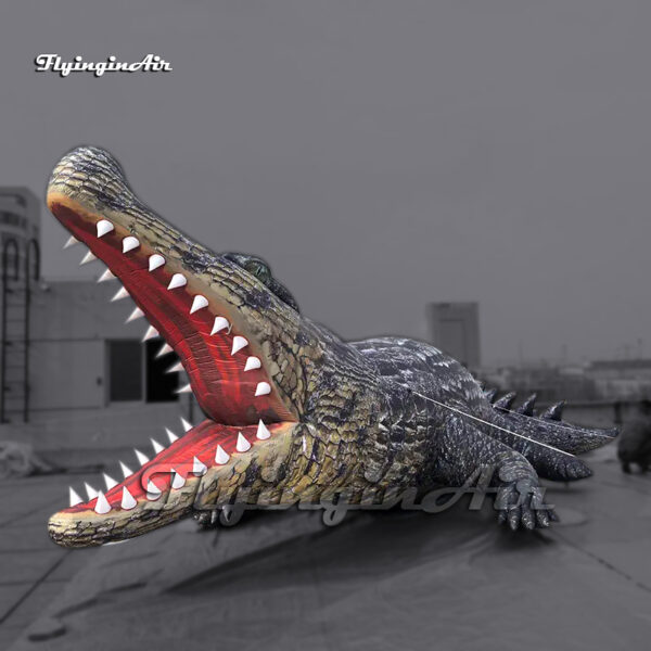 giant inflatable alligator animal model air blow up crocodile