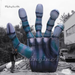 customized hanging giant inflatable hand for stage decoration