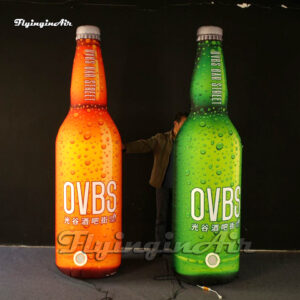 customized large inflatable beer bottle replica