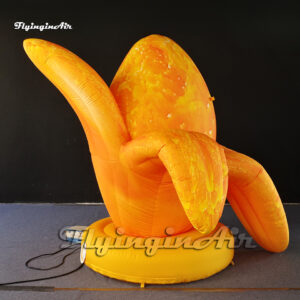 yellow large inflatable mango fruit