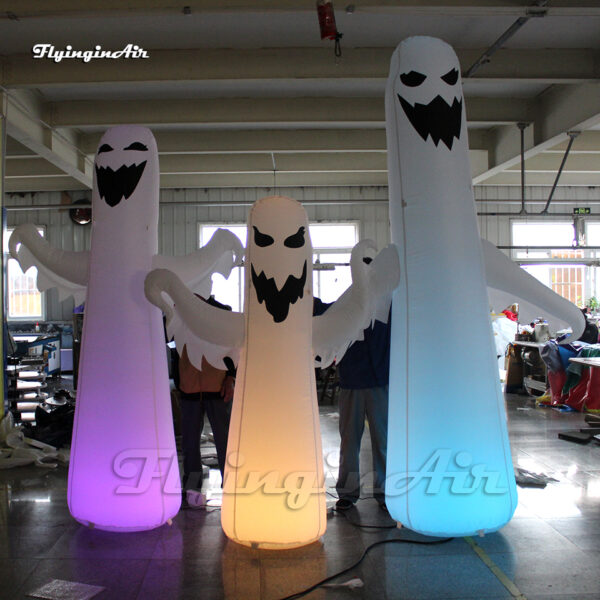 outdoor giant halloween inflatable ghost with led light for party decoration