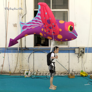 controlled giant inflatable manta ray parade sea animal balloon blow up cartoon fish