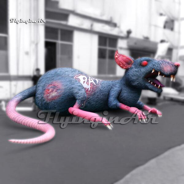 6m length evil giant inflatable rat