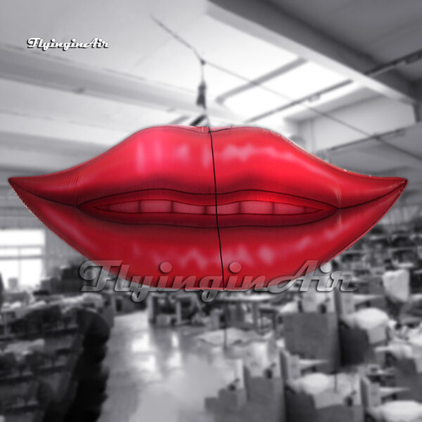 party decorations large inflatable mouth with red lips