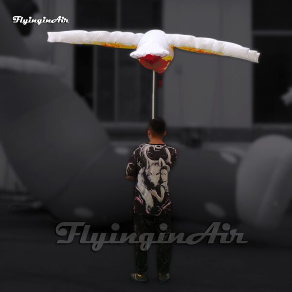 walking blow up seagull puppet