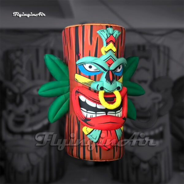 large inflatable tiki totem pole model