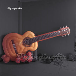 large inflatable guitar model for carnival stage decoration
