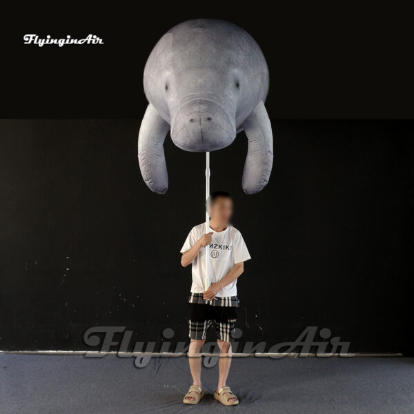 parade sea animal balloon giant inflatable manatee puppet