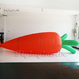 orange large inflatable carrot model