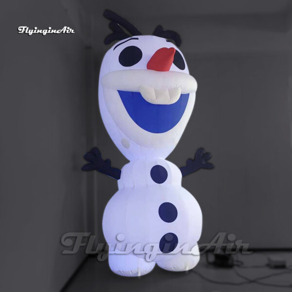 giant inflatable snowman Olaf cartoon character