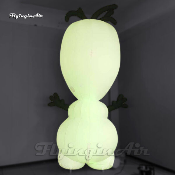 lighting giant inflatable Olaf snowman cartoon character