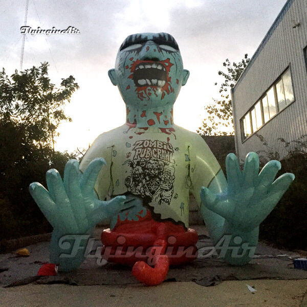 outdoor giant halloween inflatable zombie2