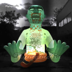 outdoor giant halloween inflatable zombie1