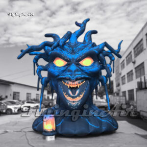 blue giant inflatable halloween monster2