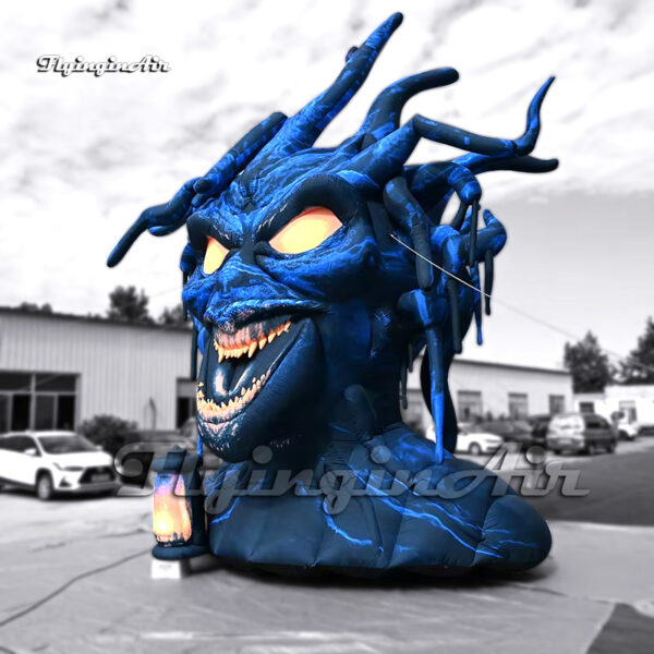 blue giant inflatable halloween monster3