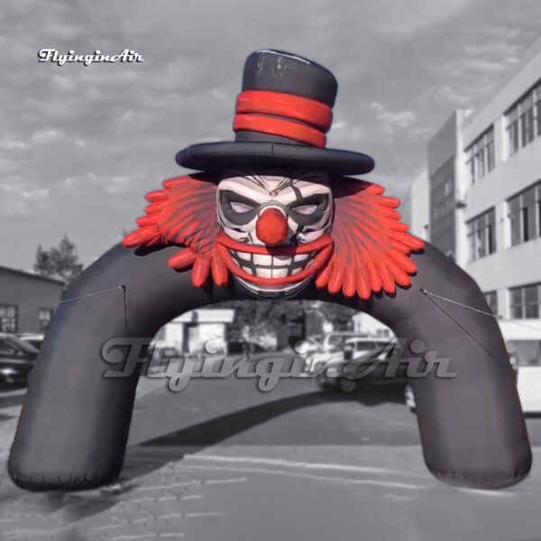 halloween arch inflatable clown archway with joker head1