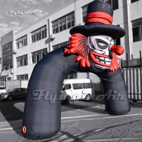 halloween arch inflatable clown archway with joker head2