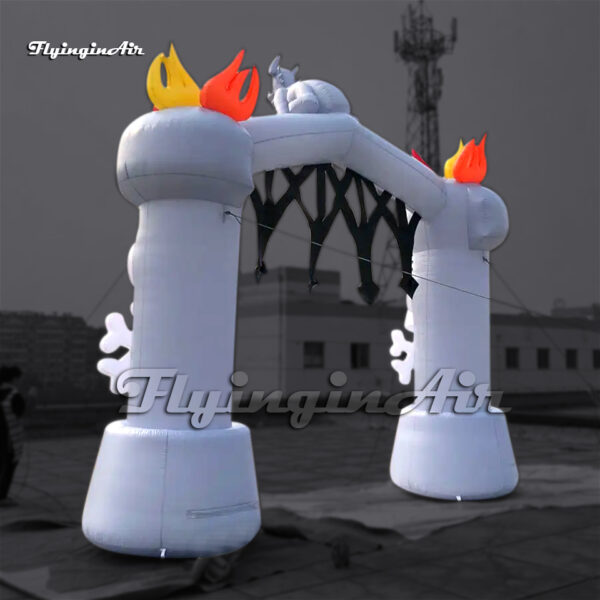 outdoor halloween entrance door inflatable hell Gate2