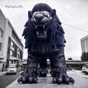 6m High Amazing Halloween Monster Giant Inflatable Lion Ghost For Carnival Stage Decoration
