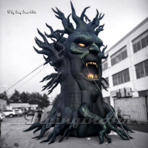 black giant inflatable tree monster1