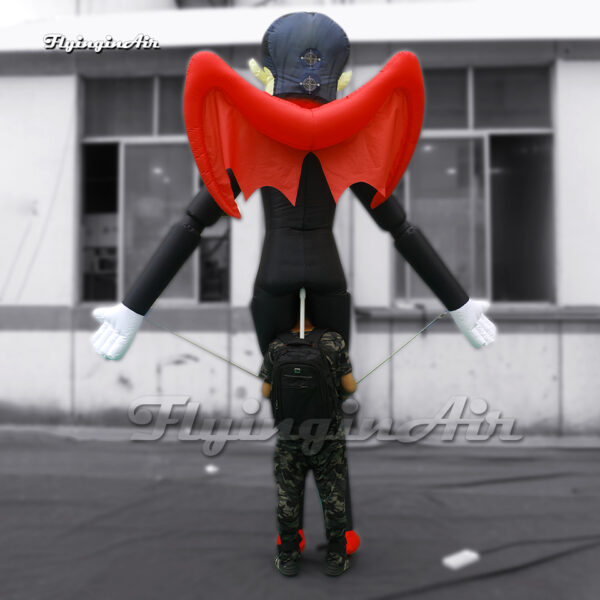 3.5m Halloween Parade Performance Walking Inflatable Dracula Puppet Controllable Cartoon Vampire Figure For Carnival Stage Show - Image 2