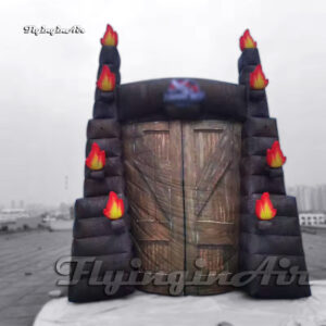 inflatable jurassic park gate1