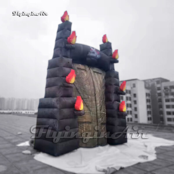 inflatable jurassic park gate2