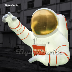 6m Amazing Customized Stage Backdrop White Giant Inflatable Astronaut Model Air Blow Up Spaceman Dummy