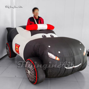 Awesome Customized Wearable Inflatable Police Car Costume Blow Up Cartoon Character Suit For Event