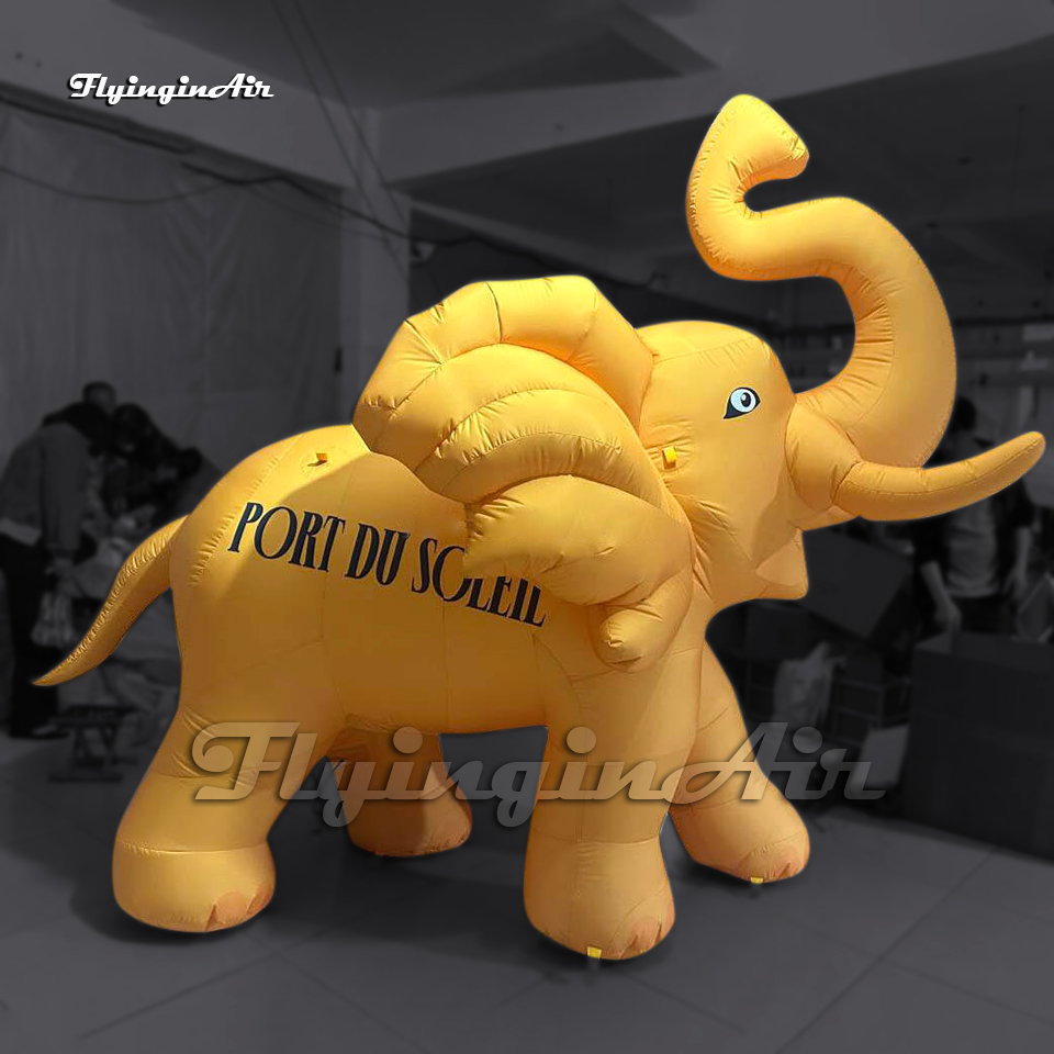 customized giant inflatable little elephant model