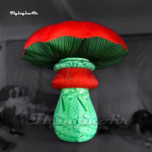 2m/3m High Awesome Customized Giant Inflatable Mushroom With LED Light For Party Decoration