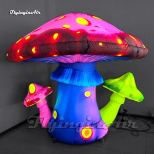 Dreamy large inflatable mushroom with led light
