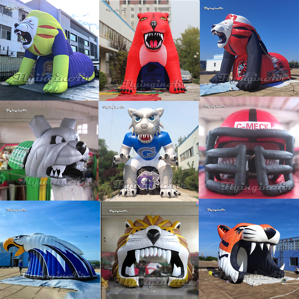 multistyle inflatable sport mascot tunnels