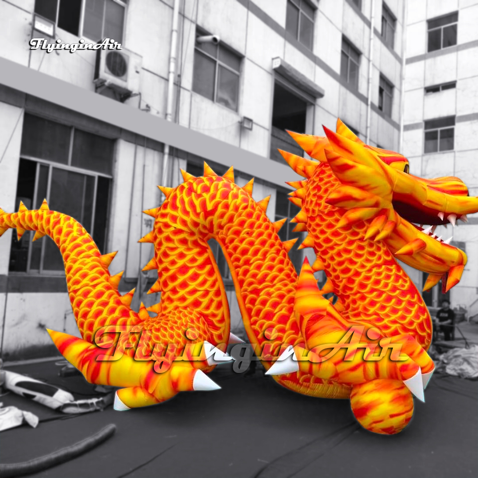 giant inflatable loong Chinese dragon model