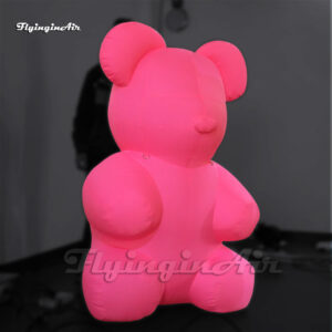 artistic pink inflatable teddy bear balloon