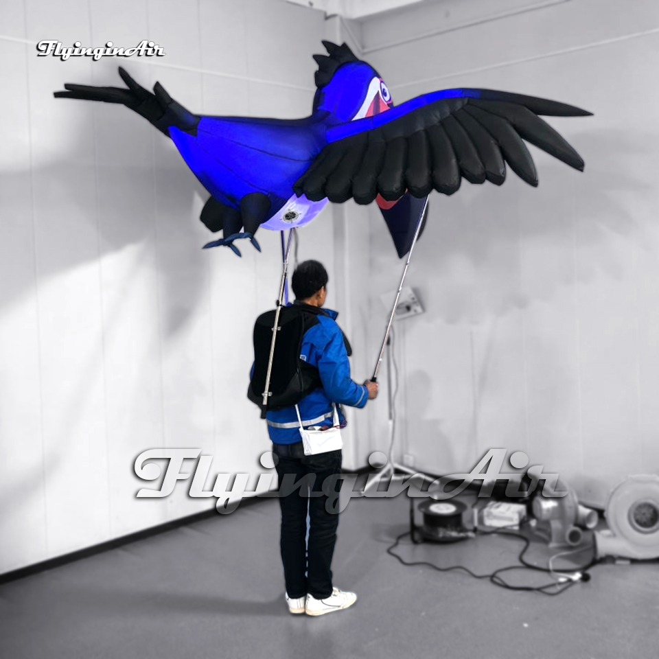 parade performance bird balloon inflatable Toco Toucan puppet