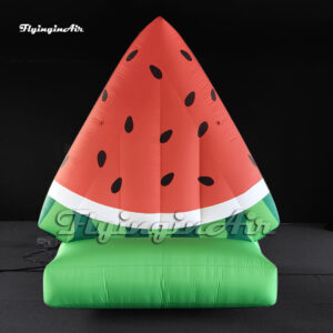 2m/3m High Amazing Huge Triangular Inflatable Watermelon Slice Fruit Balloon For Stage Decoration